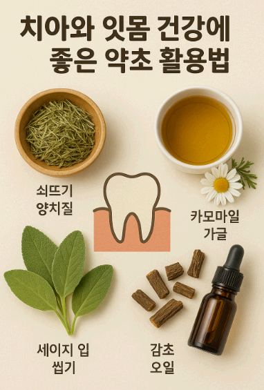 치아와 잇몸 건강에 좋은 약초 활용법