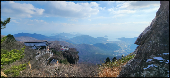 보리암에서-금곡산장-가는길-풍경