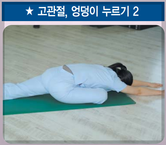 고관절엉덩이누르기