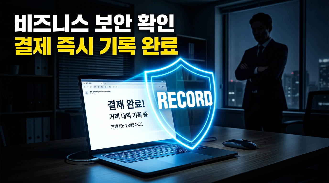 '기록'은 공격이 아닌 '방어'의 수단