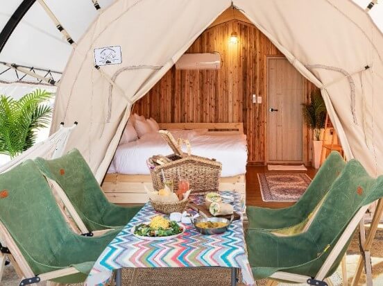 럭셔리 글램핑 캠핑 소사이어티