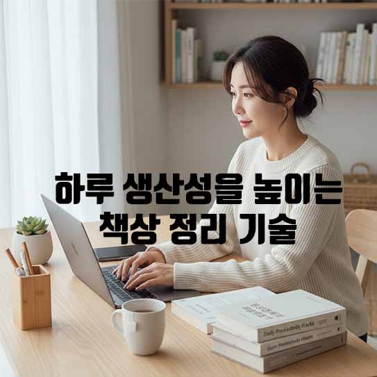 하루 생산성을 높이는 책상 정리 기술