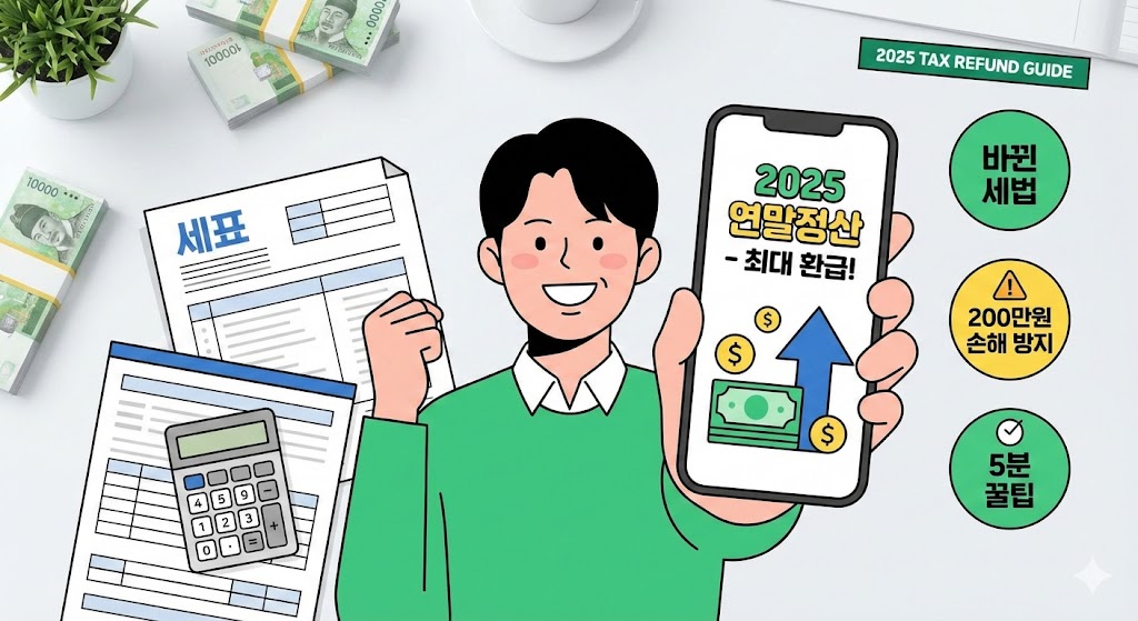 💰2025 연말정산, 작년처럼 하면 '200만원 손해'!