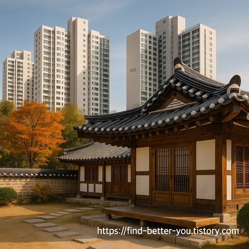전통주거에서 현대아파트까지: 한국 주거의 시간 여행