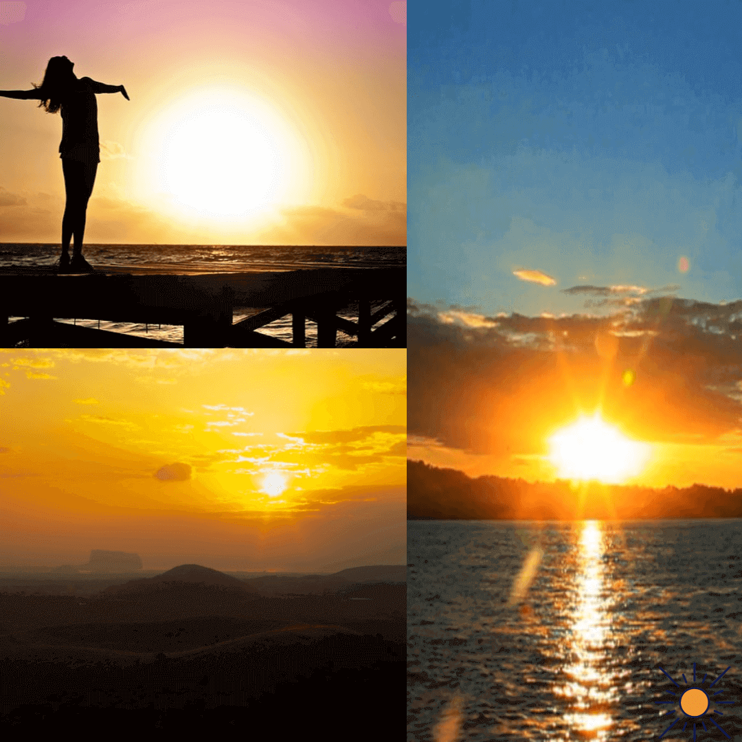 해가 떠오르는 사진