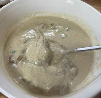 도토리묵수제비