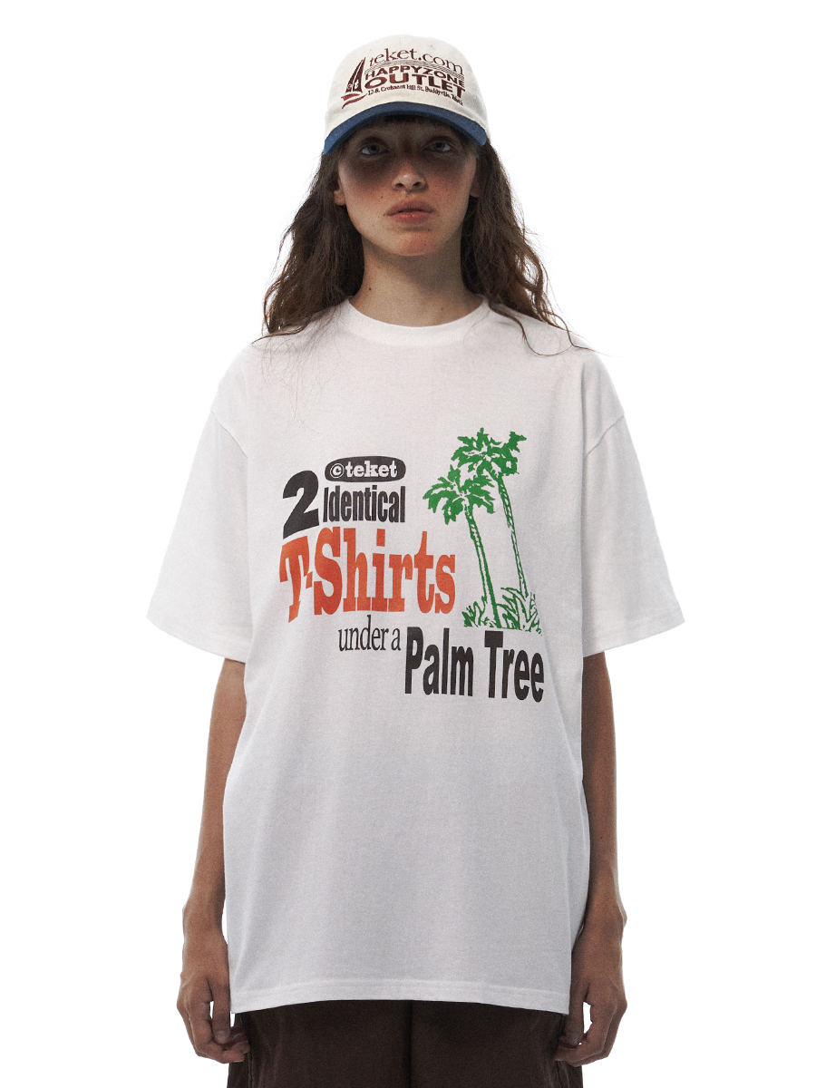 테켓 모자 반팔티 하프집업