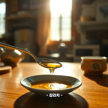 공복에 참기름 한스푼