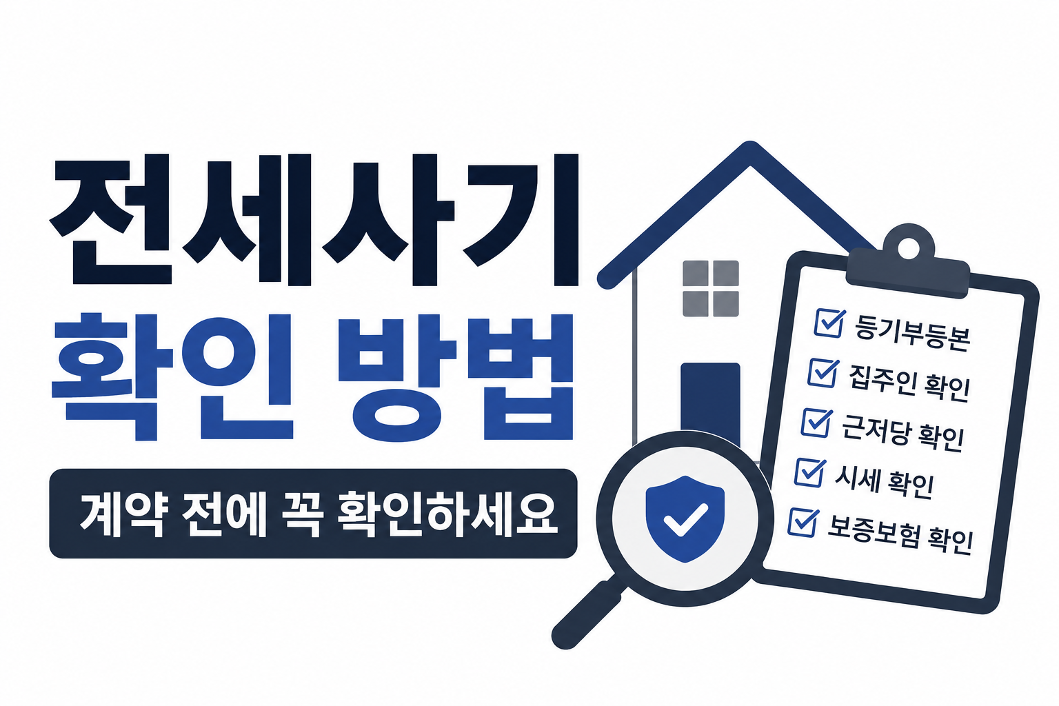 전세사기 확인 방법, 계약 전에 꼭 확인해야 할 것들