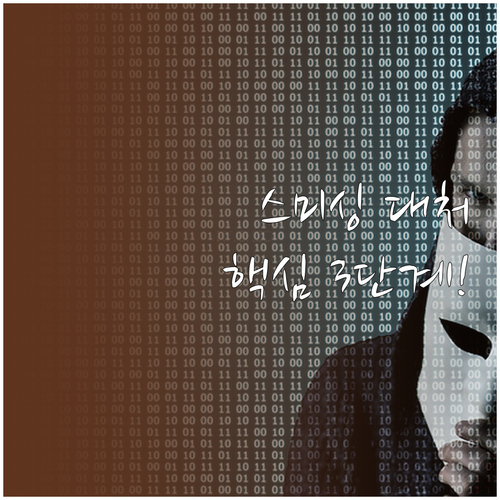 스미싱 문자에 첨부된 링크를 눌렀을 ..