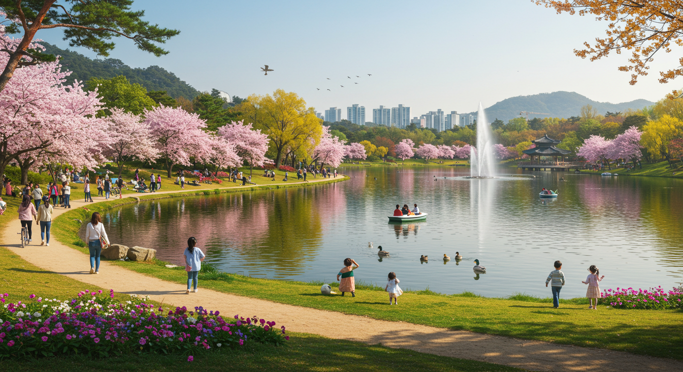 고양 일산호수공원 이미지