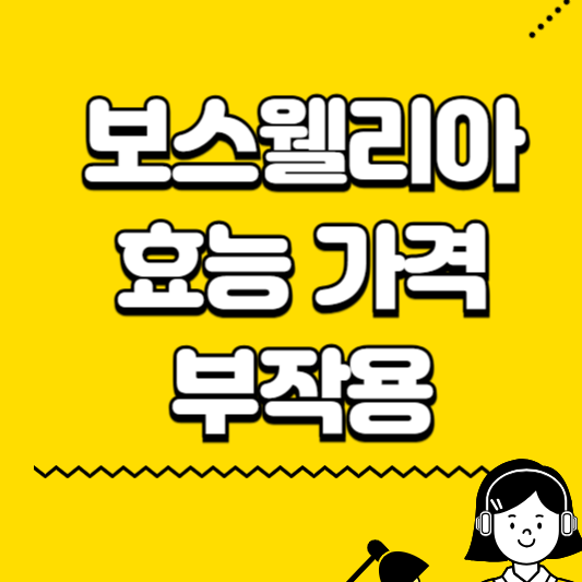 보스웰리아 효능 가격 부작용