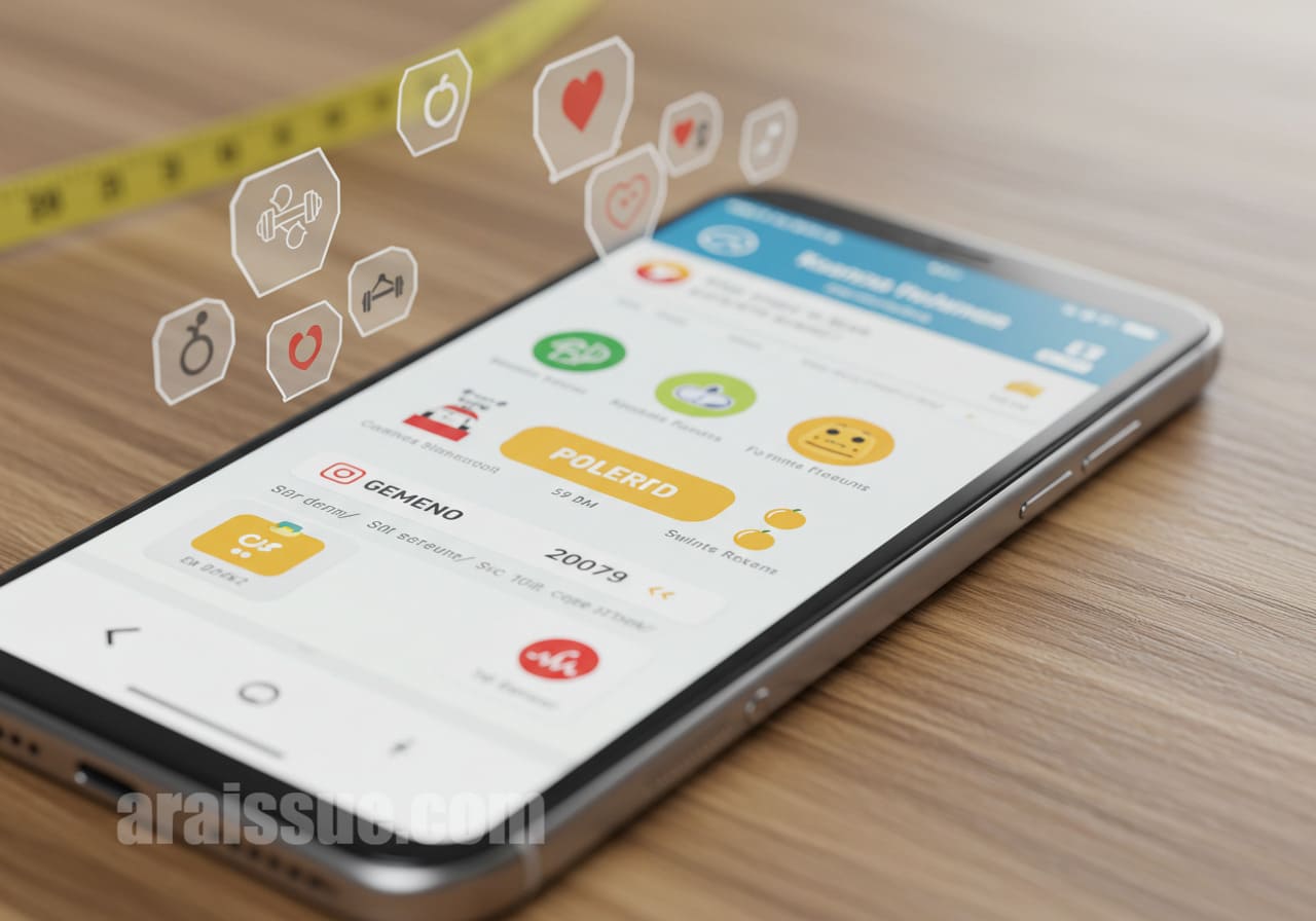 건강 포인트와 사용처가 명확히 보이는 앱 화면