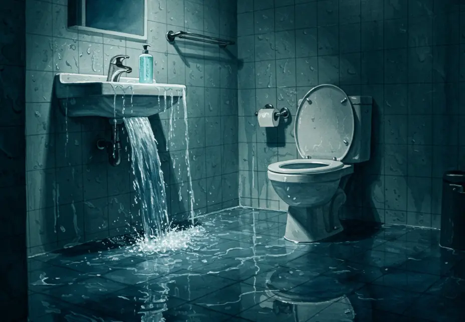 화장실 물 고이는 꿈 해몽