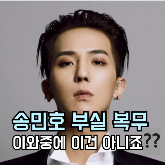 송민호 부실 복무 인정 재입대 징역 정리