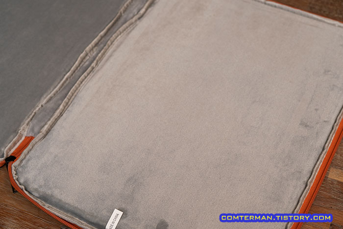 17인치 노트북 파우치 안감 재질