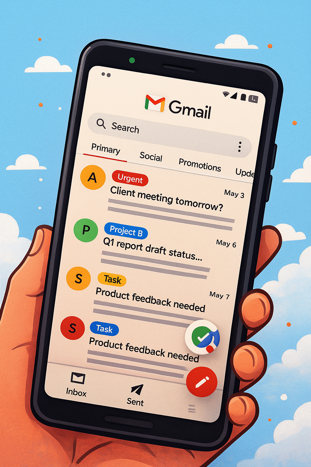 스마트폰에 딱 맞게! 지메일 모바일 정리 완벽 가이드