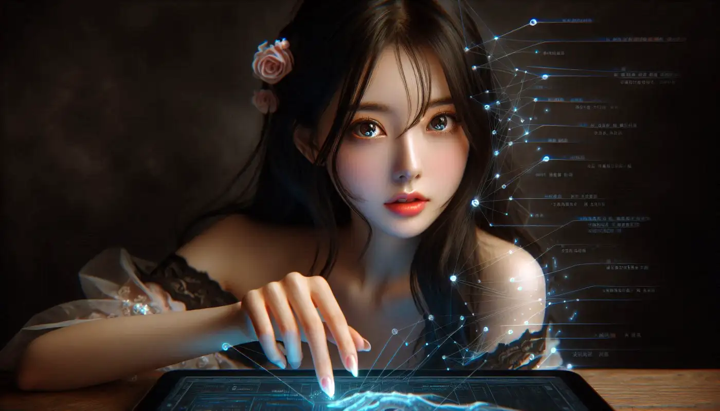 챗지피티-한국어-사용방법을-활용하는-여성의-모습