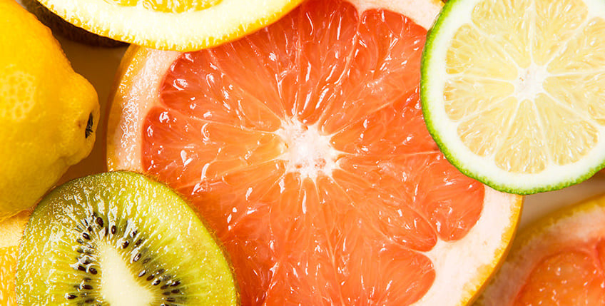 여러가지 과일들