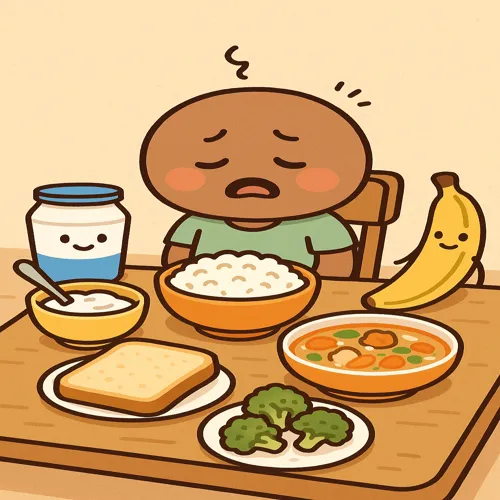 설사 완화 보조 식단