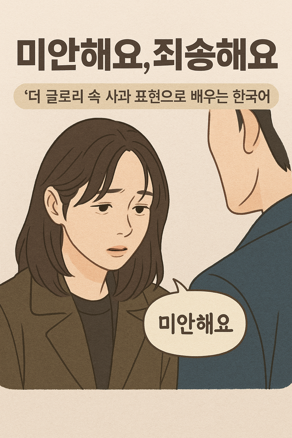 &quot;미안해요 , 죄송해요&quot; &lt;더 글로리&gt; 속 사과 표현으로 배우는 한국어