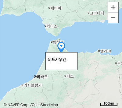쉐프샤우엔 지도