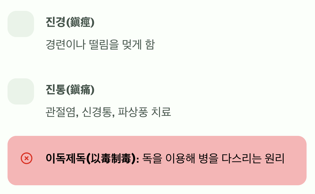 통증을 멎게 하는 '마취제'