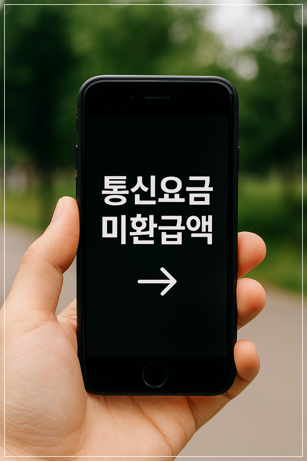 휴대폰 통신요금 미환급액 조회 화면