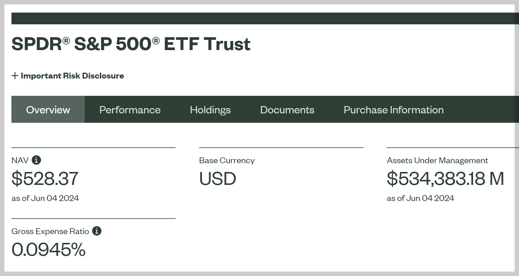 S&amp;P500 ETF, 엔비디아