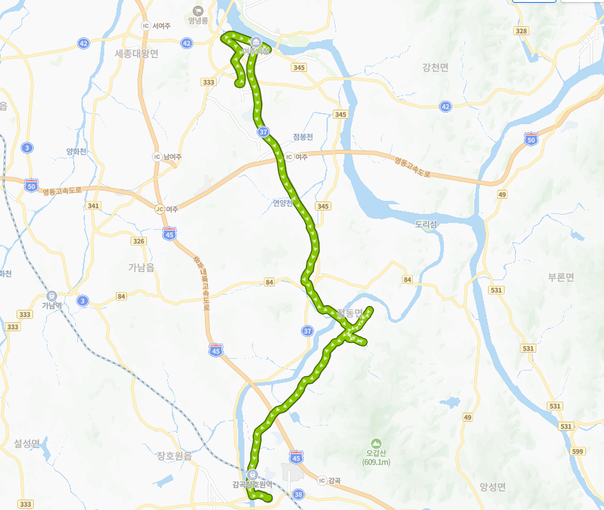 여주-음성-이천-929-1번-버스-노선-지도