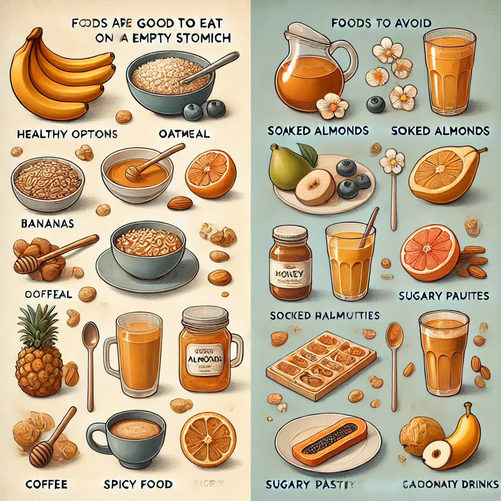공복에 먹으면 좋은 음식 vs 피해야 할 음식