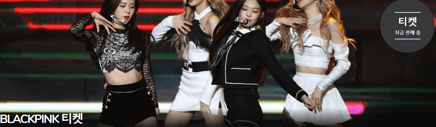 블랙핑크 월드투어 티켓