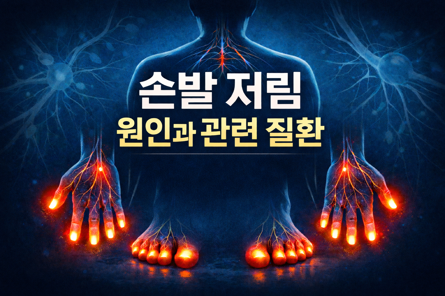 손발 저림 원인과 관련 질환