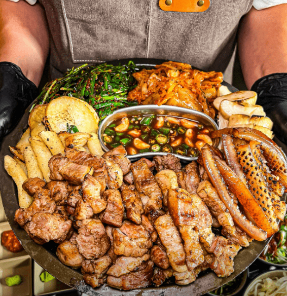 상봉역 맛집 "돼봉삼겹살" 음식 사진