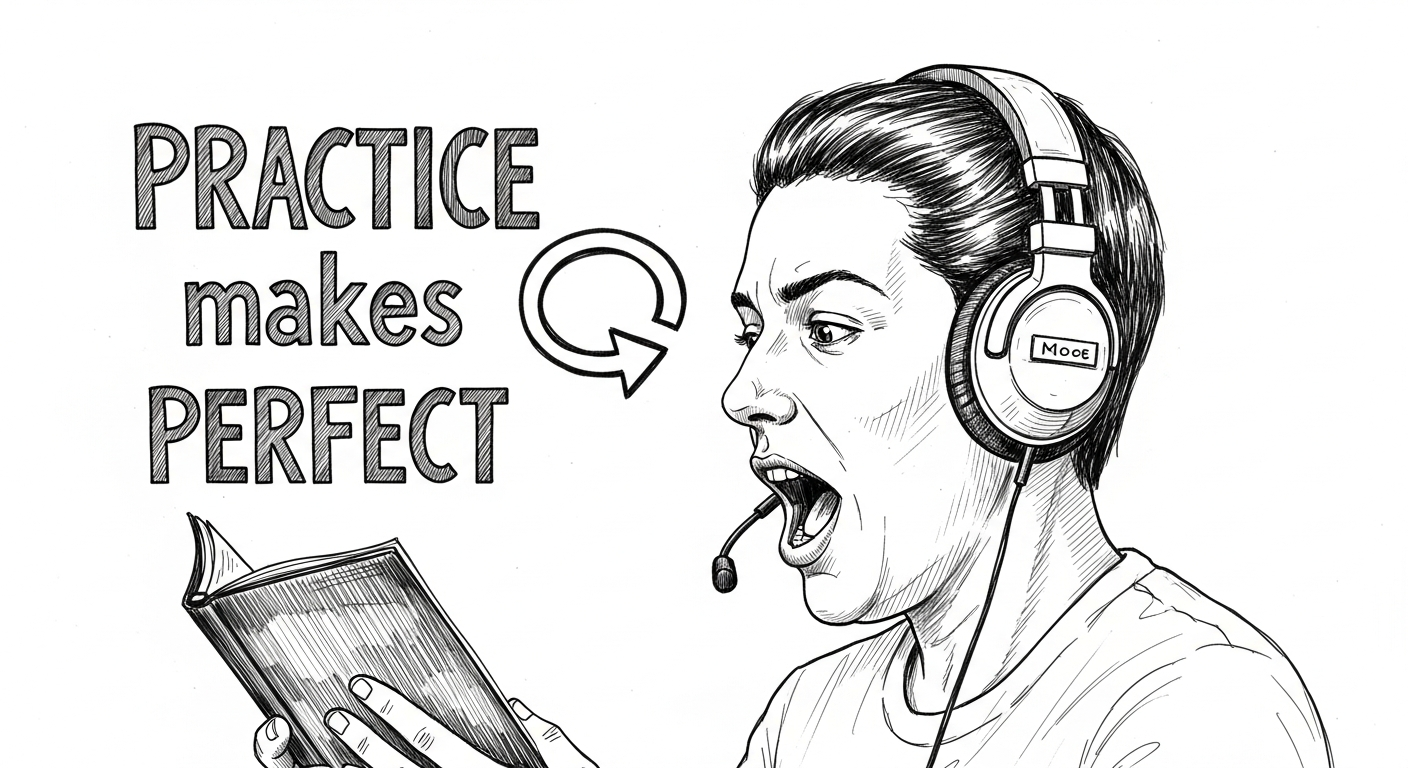 영어 회화 끊어읽기 반복 연습 방법