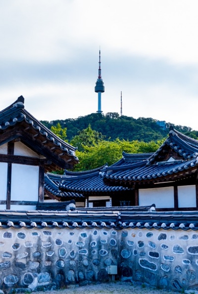 서울의 가을을 즐길 수 있는 남산골 한옥마을