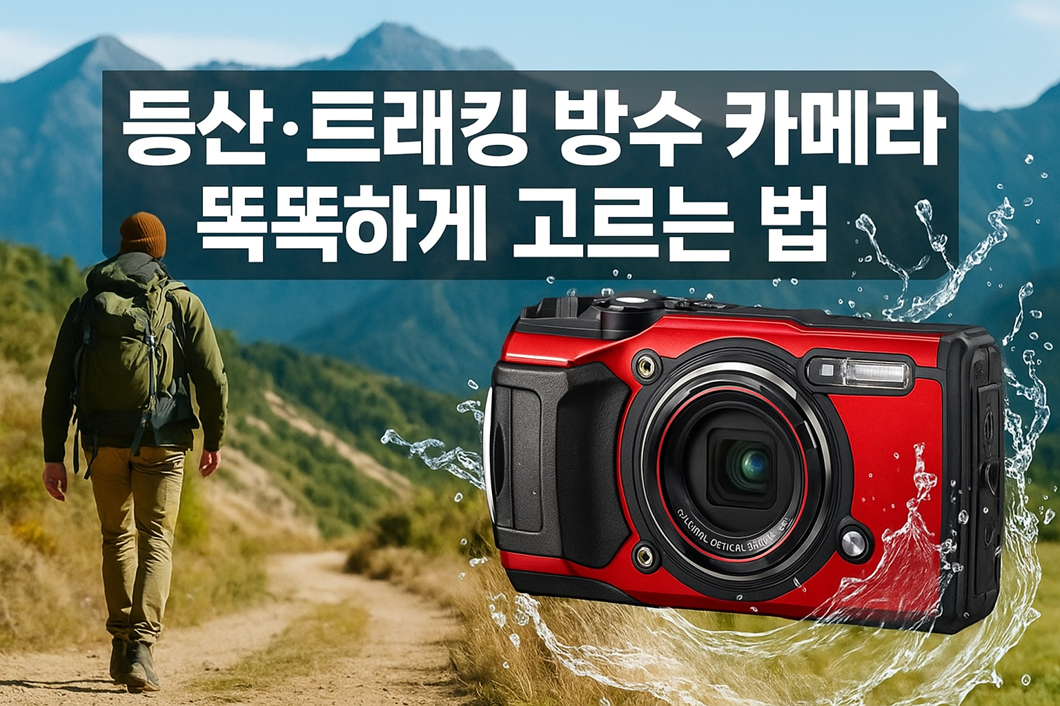 등산·트래킹 방수 카메라, 똑똑하게 고르는 법