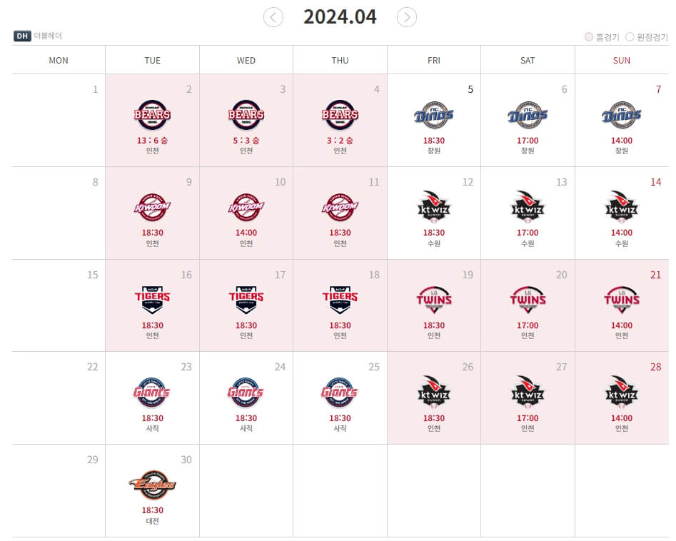 2024년 SSG 랜더스 프로야구 시즌 정보