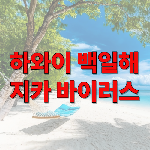 하와이 백일해, 지카바이러스