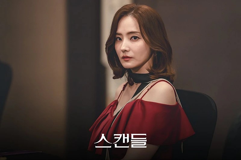 스캔들에서 문정인 역을 맡은 한채영