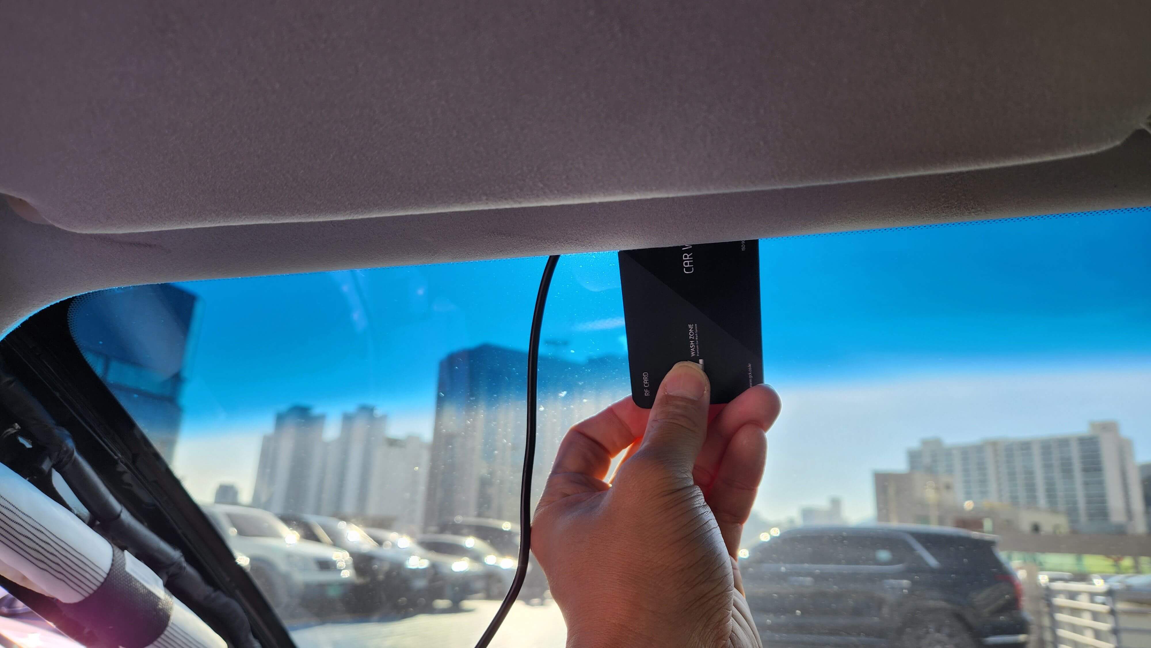 블랙박스케이블정리작업