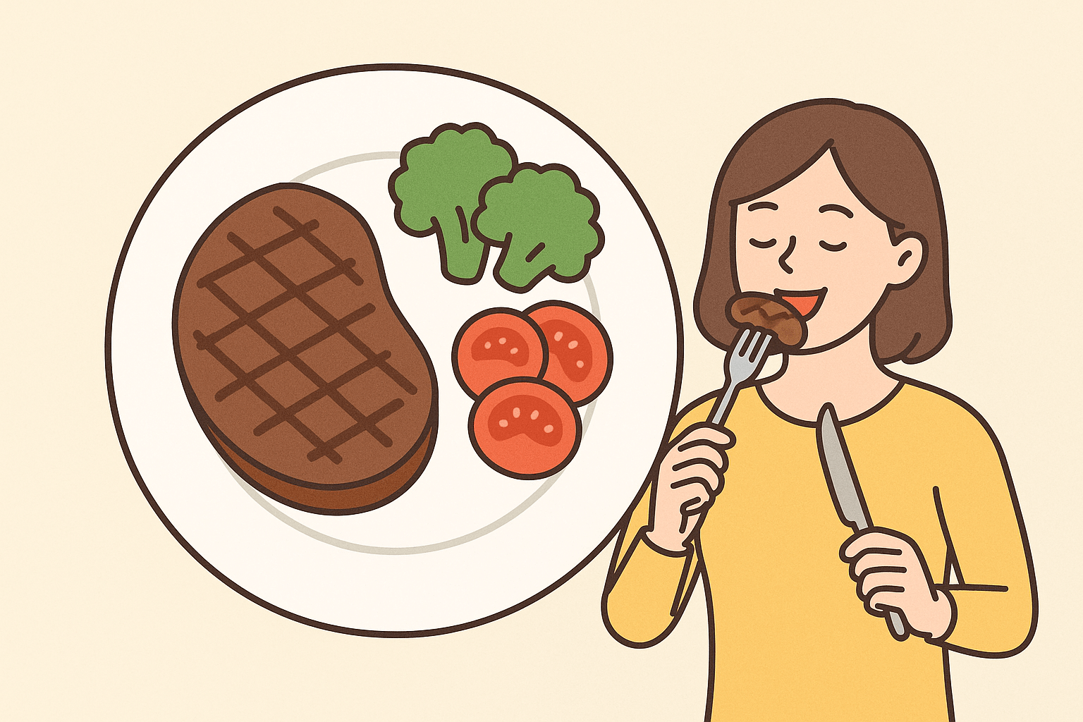 고기 먹는 꿈 해몽