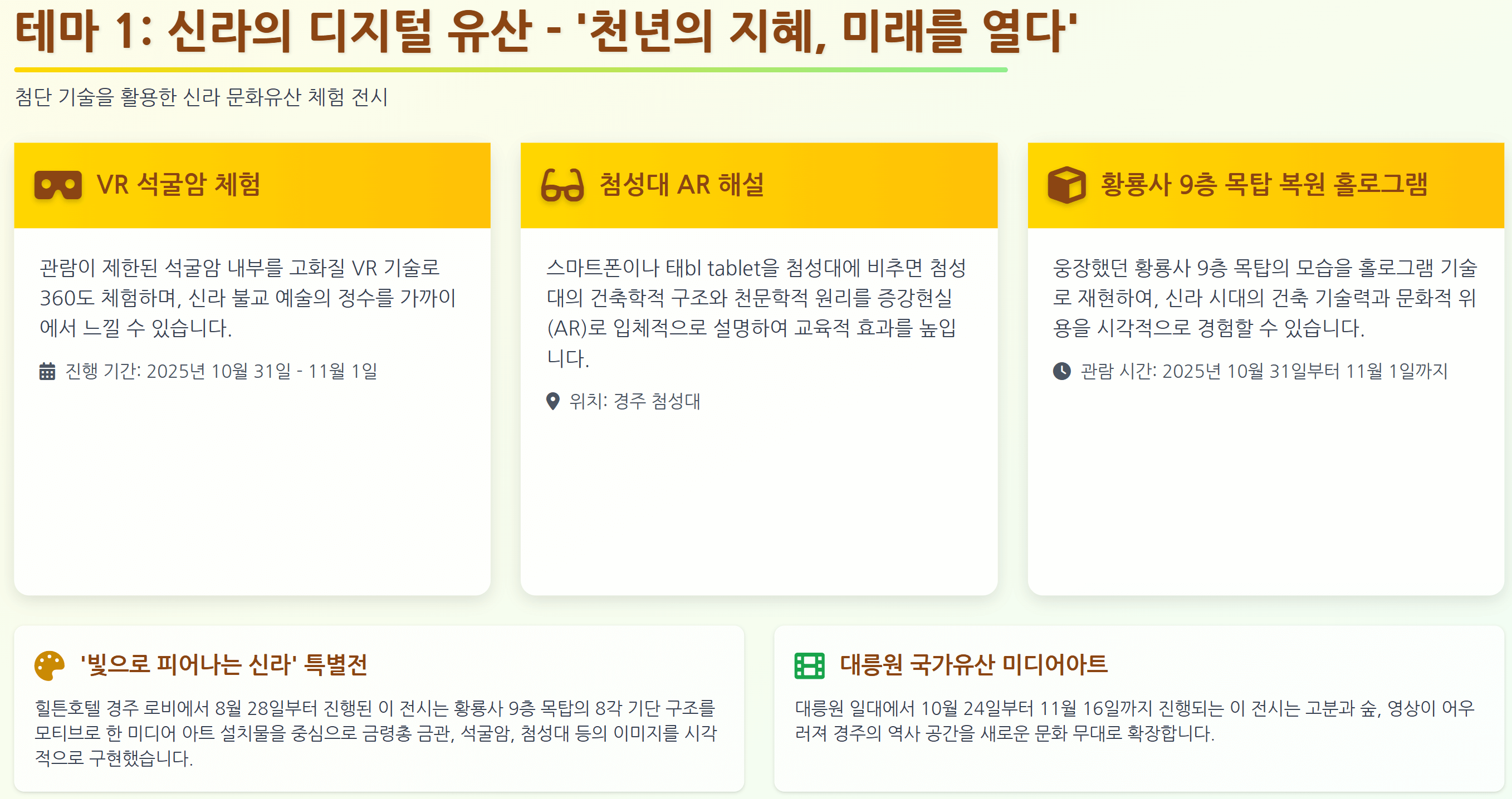 2025 APEC 경주' 특별 전시