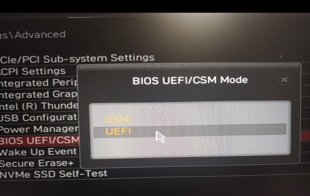 MSI BIOS