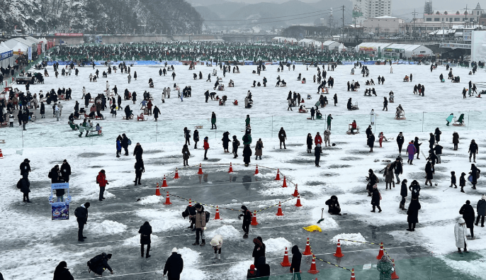 화천 산천어축제 예약 임시주차장 얼음낚시 예약 얼음조각광장 체험