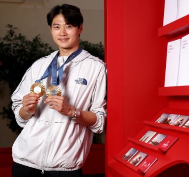 오상욱 오메가 시계 펜싱선수 금메달 그랜드슬램