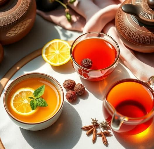 한국 – 유자차, 대추차, 쌍화차의 문화적 의미와 건강 효과