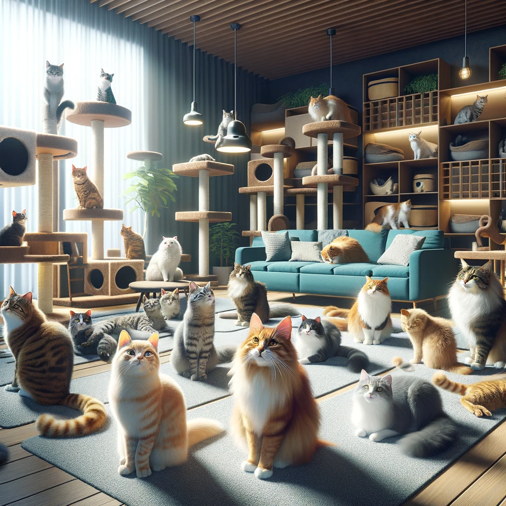 고양이 생활공간