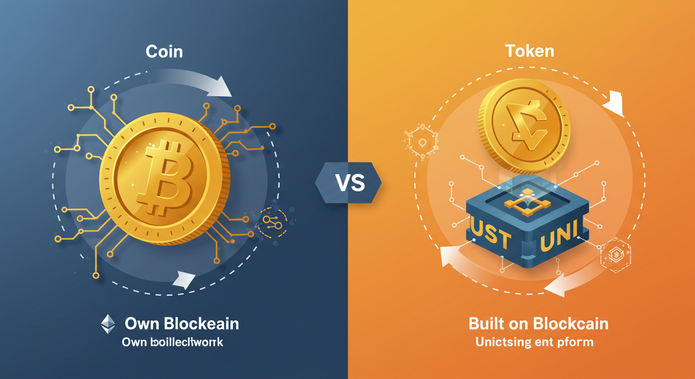 토큰 vs 코인 차이, 5분 안에 핵심만 쏙! 블록체인 초보도 바로 이해해요