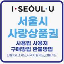 서울사랑상품권 사용하기